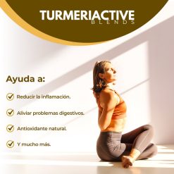 TURMERIACTIVE Blends - Gold in Shot SUPERFOOD Drink Jengibre + Curcumina