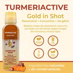 TURMERIACTIVE Blends - Gold in Shot SUPERFOOD Drink Resveratrol + Curcumina