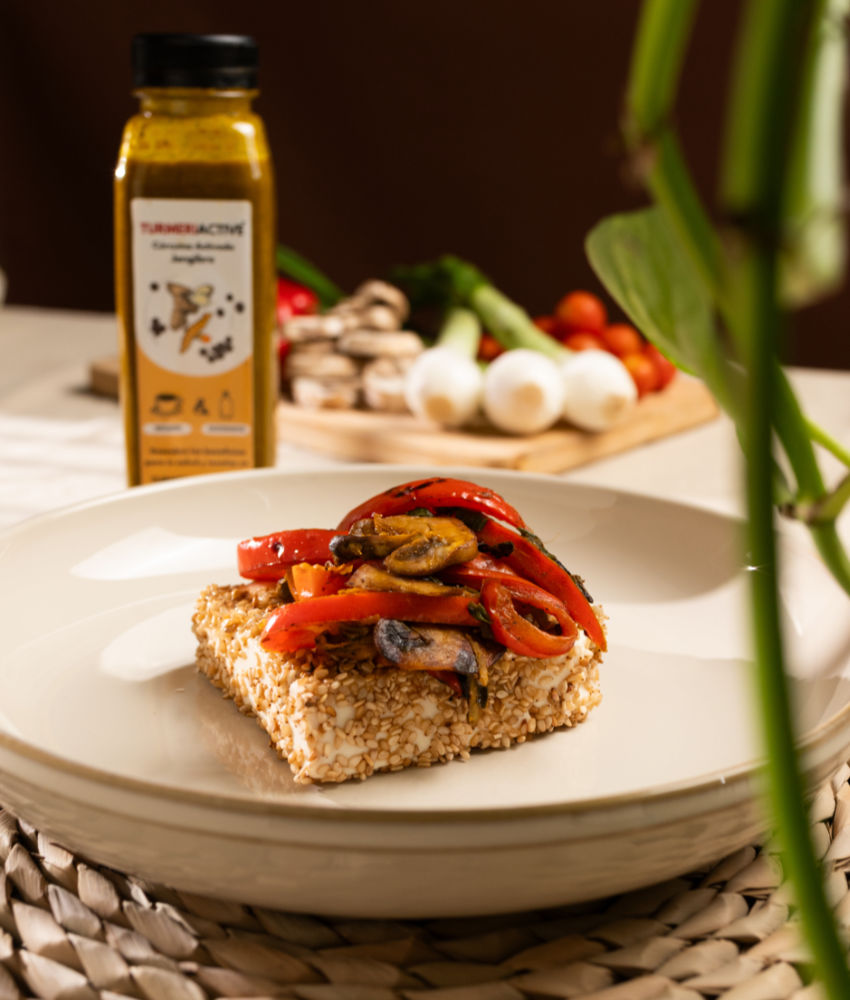 TURMERIACTIVE Blends - Recetas Guiso de Tofu Picante