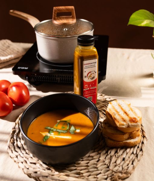 TURMERIACTIVE Blends - Recetas Sopa de Tomate Rostizado Spicy