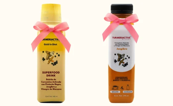 TURMERIACTIVE Blends - Gold in Shot y Concentrado Curcumina Jengibre